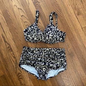 Miraclesuit animal print bikini  34DD